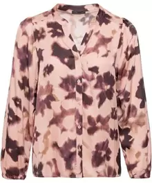 Giulia e Tu silky blouse faded flower