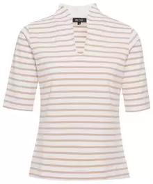 BeOne tulpshirt korte mouw streep