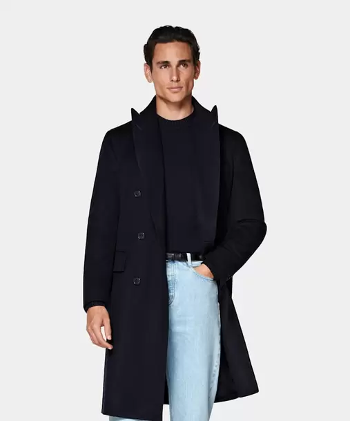 Navy Overcoat
