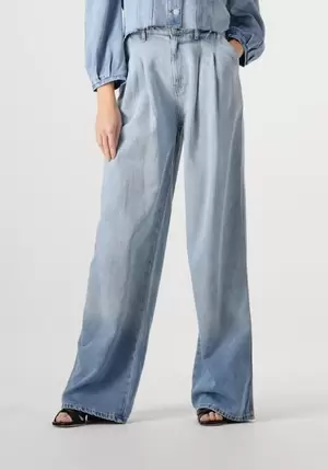 Blauwe IBANA Wide jeans PRISTINA