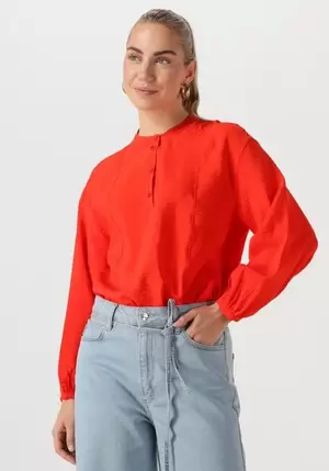 Oranje MSCH COPENHAGEN Blouses MSCHHENRA LADONNA SHIRT