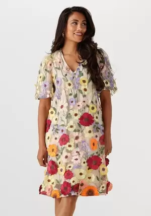 Multi Y.A.S. Mini jurk YASFLOWERING SS DRESS