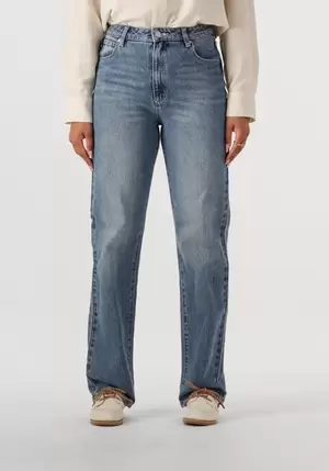 Blauwe ABRAND JEANS Straight leg jeans HIGH STRAIGHT KIM