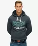Duo Vintage hoodie met logo