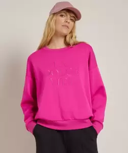 wijde trui embroidery extra zacht