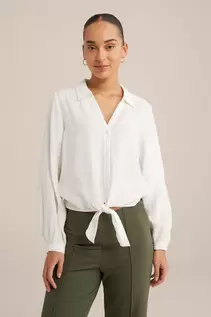 Blouse met structuur