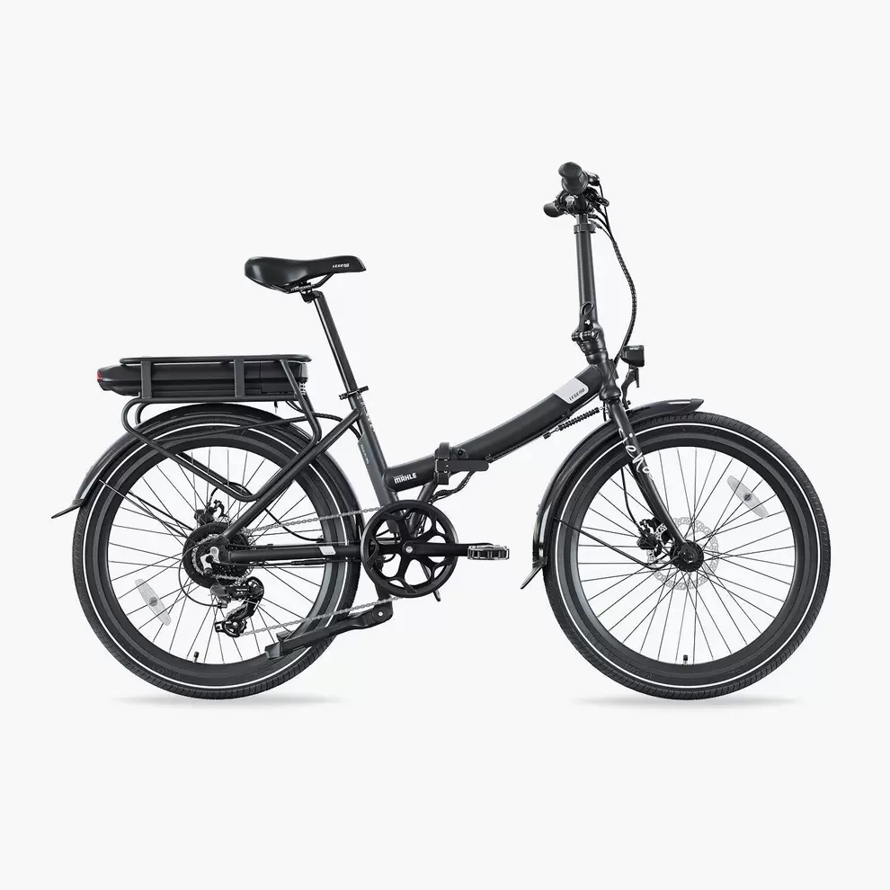 LEGEND E BIKES Elektrische vouwfiets 24" Smartbike - Legend Siena 13 Ah Zwart