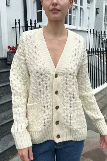 Product Name:Eva Cable Knit Sweater