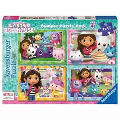 Puzzel Gabby's Dollhouse 4 x 42 stukjes