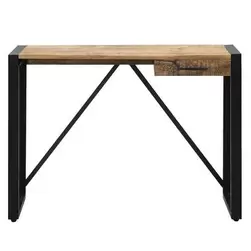 Bureau Kyan - zwart/naturelkleur - 78x110x40 cm