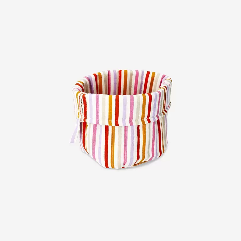 Opbergmand met strepen - 20 cm
