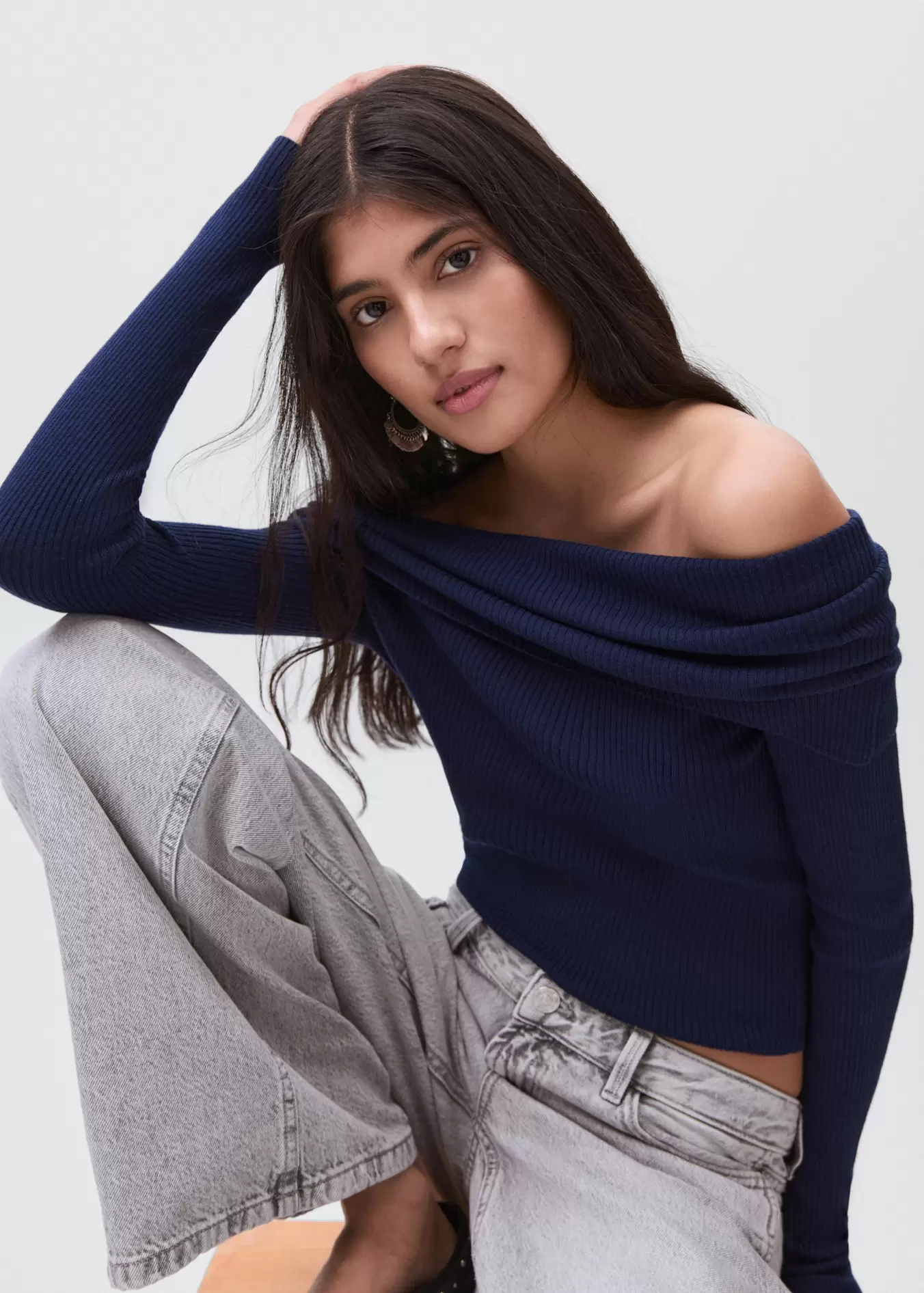 Strapless top