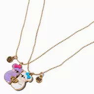 Best Friends Glitter Hugging Koalas Pendant Necklaces - 2 Pack
