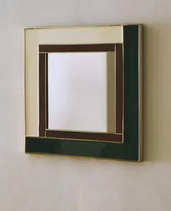 RESINE EN HOUTEN WANDSPIEGEL X COLLAGERIE