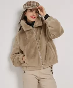 faux fur jasje