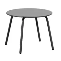 Bijzettafel Montreal - metaal antraciet - &Oslash;50 cm