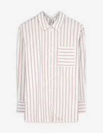 Blouse - Strepen - lichtbruin