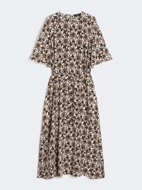 Silk crepe de chine dress