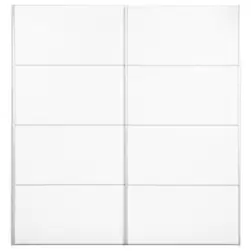 Schuifdeurkast Verona - wit - 200x182x64 cm
