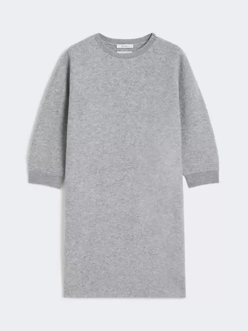 Short, wool and cashmere jersey dress