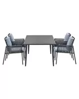 Brendon tuinset 5-delig - Senna tuintafel 180x100 cm