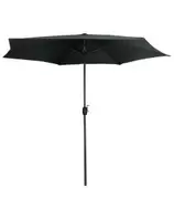Bestgarden Parasol Aluminium - Tuinmeubelen - Ø3 m Antraciet