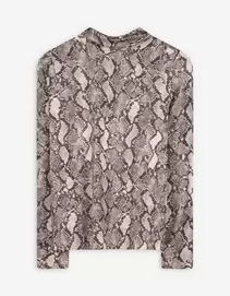 Longsleeve - Col - lichtgrijs