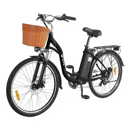 DYU DYU C6 elektrische fiets voor volwassenen 26" 36V 12,5Ah accu