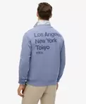 Core City sweatshirt met ronde hals en logo