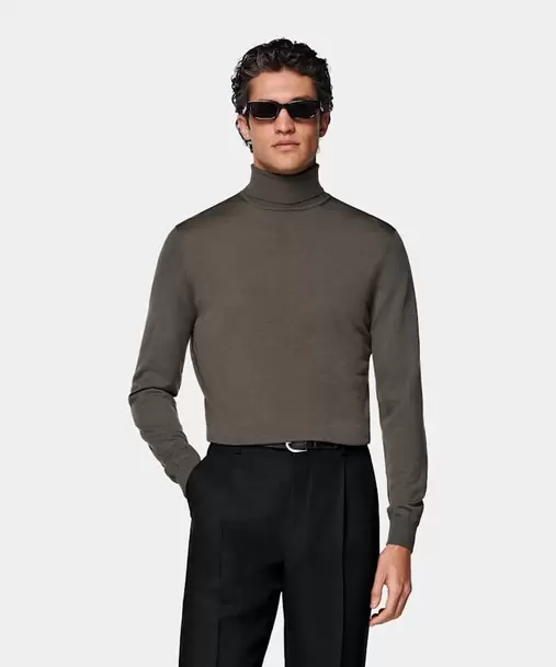 Green Turtleneck