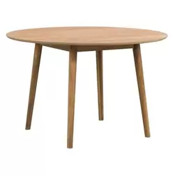 Eetkamertafel Ulfborg rond - licht eikenkleur