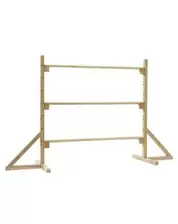 Hobby Horse - houten hindernis met steunberen