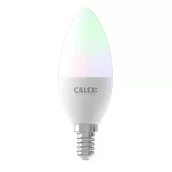 Calex Smart LED-kaarslamp RGB - wit - 5W