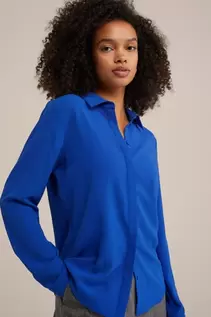 Blouse met fijne structuur