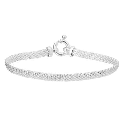 Gerecycled zilveren armband