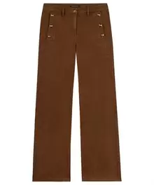 Luisa Cerano wide leg jeans sailor knopen