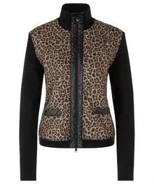 Marc Cain quilted vest panter