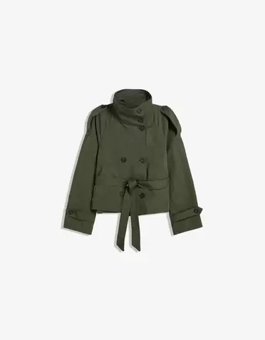 Korte trenchcoat