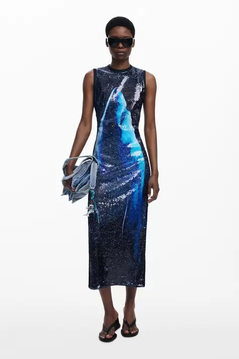 Reversible paillettenjurk Botter