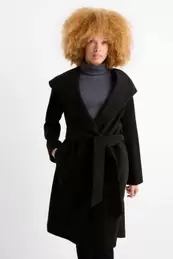 Coat with hood