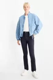 Cloth trousers - high waist - slim fit