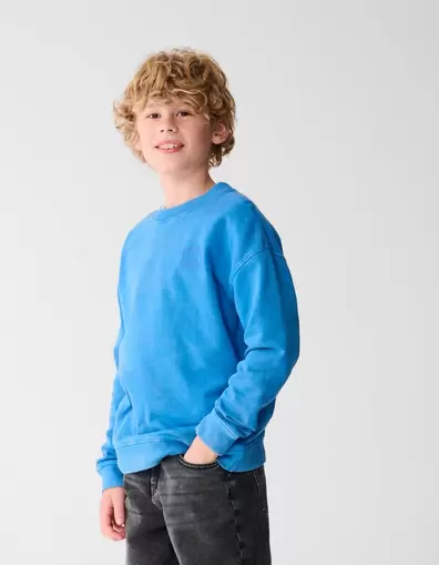Fear None Artwork Sweater Blauw