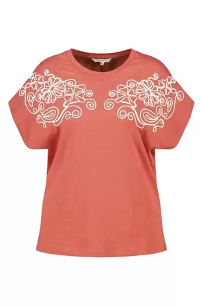 T-shirt met borduursel