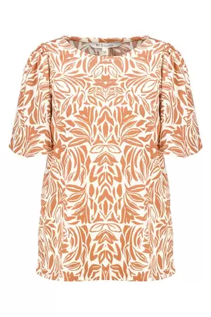 Top met print