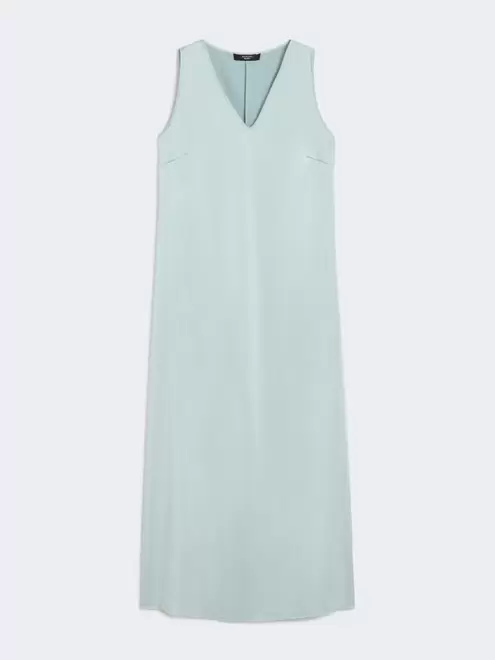 Flowing satin dress