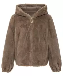 Leo & Ugo reversible faux fur jasje