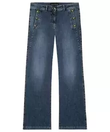 Luisa Cerano flared jeans sailor knopen