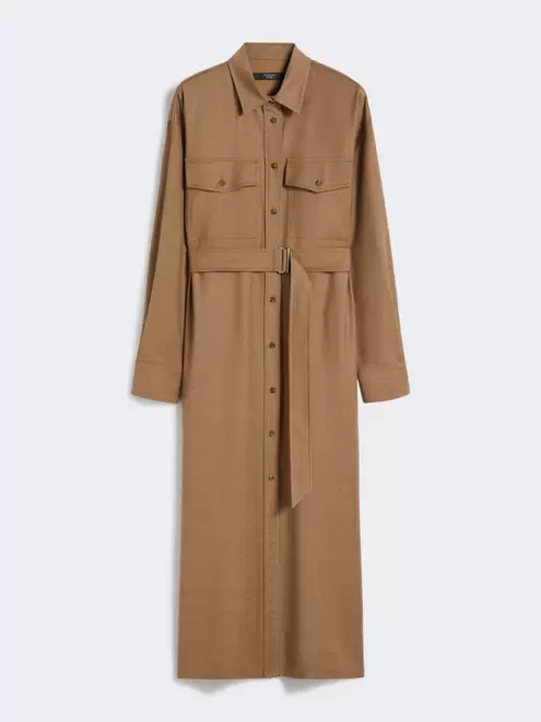Wool flannel dress