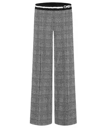 Cambio pull-on wide leg broek pied-de-poule Ava