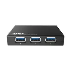 !D-Link DUB 1340 - Powered USB 3.0 hub - 4 poorten